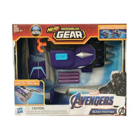 Novo Lançador Nerf Assembler Gear 2.0 Pantera Negra E3311 - Hasbro Menor preço em Novo Lançador Nerf Assembler Gear 2.0 Pantera Negra E3311 - Hasbro