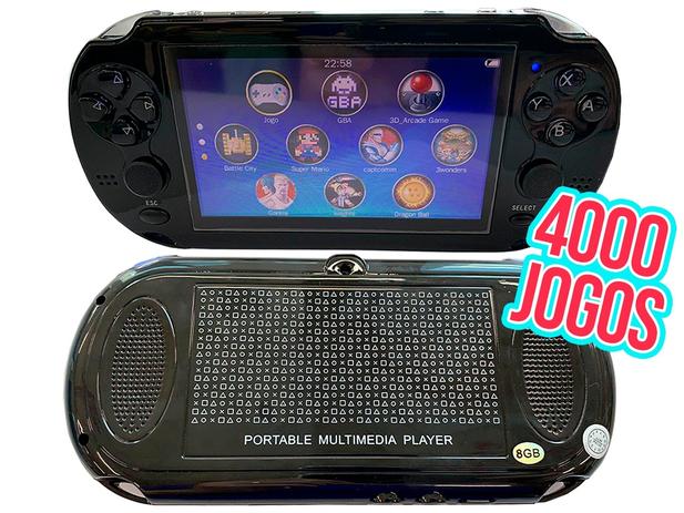 Novo Mini Game Portátil Jogos Player Lançamento Preto - Sup é boa?