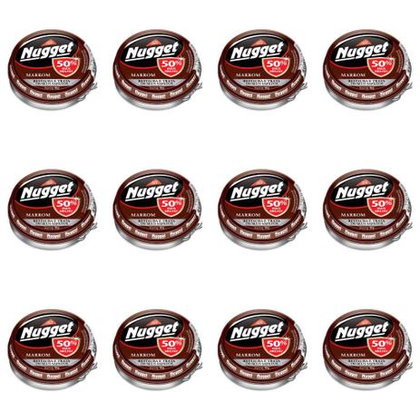 Nugget Cera Em Pasta Marrom 36g (Kit C/12) Menor preço em Nugget Cera Em Pasta Marrom 36g (Kit C/12)