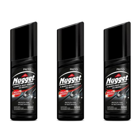 Nugget Cera Líquida Preta 60ml (Kit C/03) Menor preço em Nugget Cera Líquida Preta 60ml (Kit C/03)