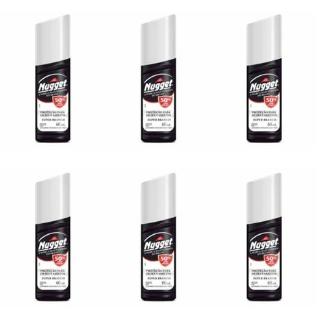 Nugget Cera Líquida Super Branca 60ml (Kit C/06) Menor preço em Nugget Cera Líquida Super Branca 60ml (Kit C/06)