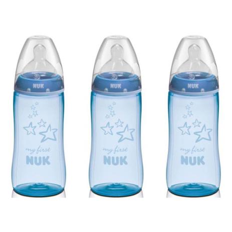 Nuk (PA7055-2B) My First S2 Mamadeira Boy 300ml (Kit C/03) Menor preço em Nuk (PA7055-2B) My First S2 Mamadeira Boy 300ml (Kit C/03)