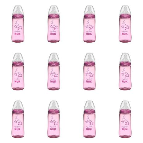 Nuk (PA7055-2G) My First S2 Mamadeira Girl 300ml (Kit C/12) Menor preço em Nuk (PA7055-2G) My First S2 Mamadeira Girl 300ml (Kit C/12)