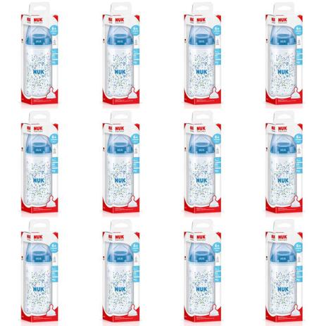 Nuk (PA7058-2B) First Choice Trend S2 Mamadeira Boys 300ml (Kit C/12) Menor preço em Nuk (PA7058-2B) First Choice Trend S2 Mamadeira Boys 300ml (Kit C/12)