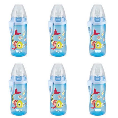 Nuk (PA750406-UB) Active Cup Boy Copo Antivazamento 300ml (Kit C/06) Menor preço em Nuk (PA750406-UB) Active Cup Boy Copo Antivazamento 300ml (Kit C/06)