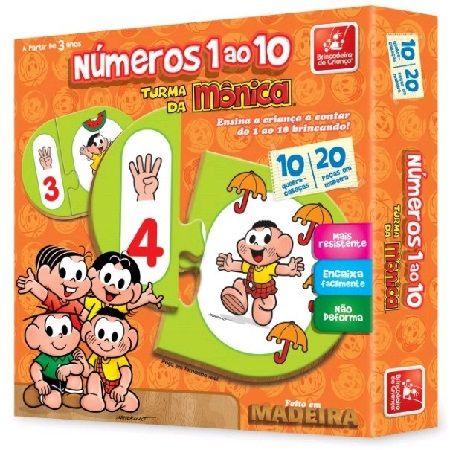 Números Do 1 Ao 10 Turma Da Mônica - Brincadeira de Criança - Brincadeira de crianca Menor preço em Números Do 1 Ao 10 Turma Da Mônica - Brincadeira de Criança - Brincadeira de crianca