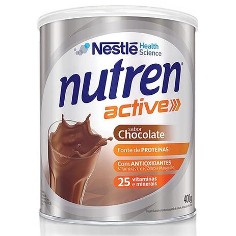 Nutren Active Chocolate Nestlé 400g Menor preço em Nutren Active Chocolate Nestlé 400g