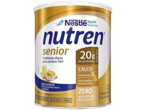 Nutren Senior Sem Sabor 740g Néstle + Brinde Sachê sabor - Nestlé Menor preço em Nutren Senior Sem Sabor 740g Néstle + Brinde Sachê sabor - Nestlé