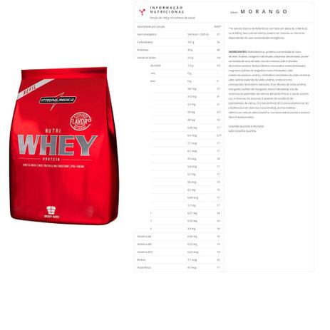 Nutri Whey Morango 1.8KG + Bcaa + Creatina 150G - K-fit Menor preço em Nutri Whey Morango 1.8KG + Bcaa + Creatina 150G - K-fit