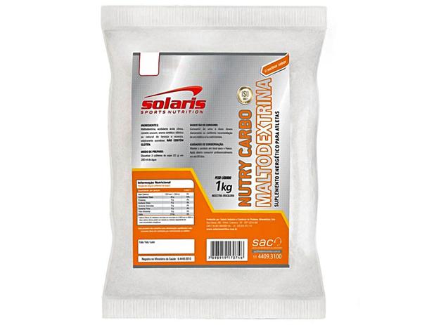 Nutry Carbo Maltodextrina Limão 1Kg - Solaris Nutrition