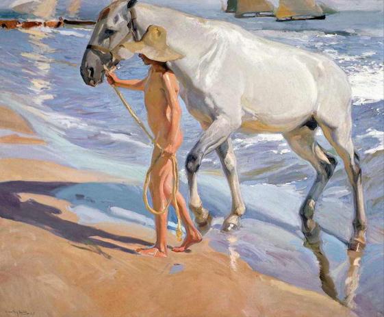 O Cavalo Branco - Sorolla y Bastida - Tela 60x67 Para Quadro - Santhatela é boa?