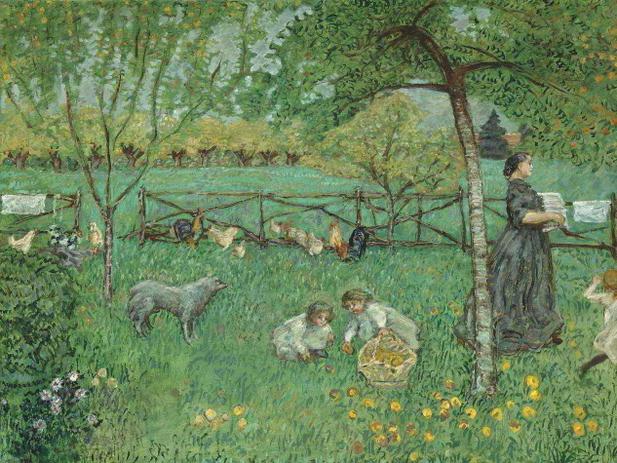 Menor preço em O Grande Jardim - Pierre Bonnard - Tela 30x39 Para Quadro - Santhatela