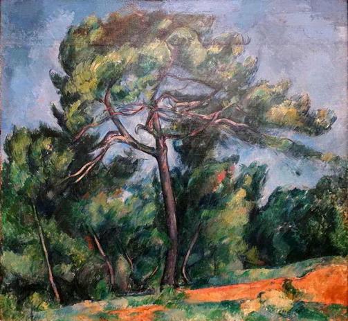 O Grande Pinheiro - Paul Cézanne - Tela 50x54 Para Quadro - Santhatela Menor preço em O Grande Pinheiro - Paul Cézanne - Tela 50x54 Para Quadro - Santhatela