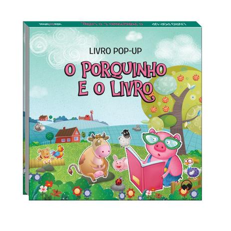 O porquinho e o livro - Livro pop-up fábulas - Vale das letras Menor preço em O porquinho e o livro - Livro pop-up fábulas - Vale das letras