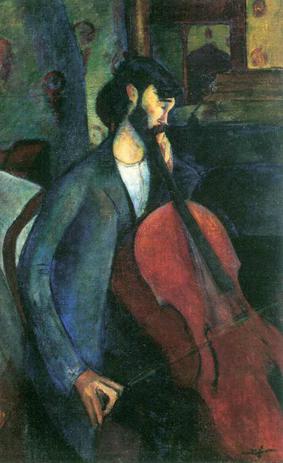 O Violoncelista - Amedeo Modigliani - Tela 60x97 Para Quadro - Santhatela é boa?