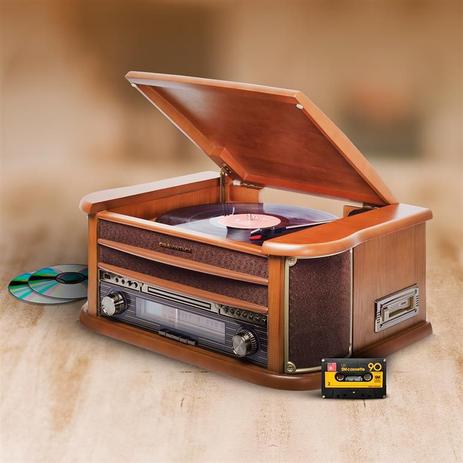 ObaVintage Vitrola Multifunções e toca discos Obabox Menor preço em ObaVintage Vitrola Multifunções e toca discos Obabox