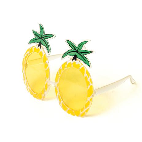 Menor preço em Óculos Acessório Carnaval Formato Abacaxi Redondo Amarelo - Cromus