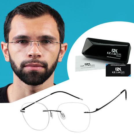 Oculos masculino sem aro Clearance
