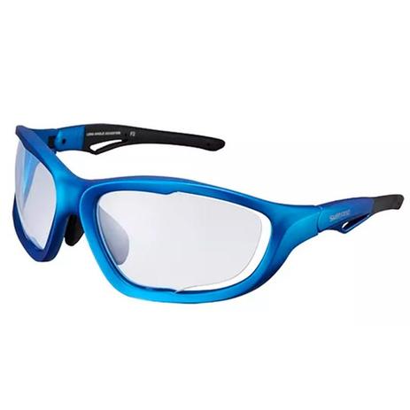 óculos Ciclismo Shimano S60X-PH AZUL Metalico Fosco Lente Transparente Photochromic Menor preço em óculos Ciclismo Shimano S60X-PH AZUL Metalico Fosco Lente Transparente Photochromic