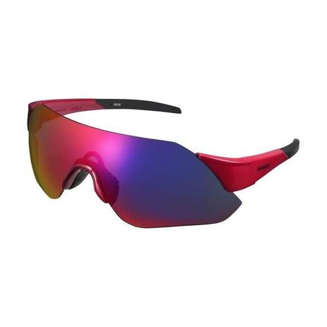Óculos de Ciclismo Shimano Aerolite CE-ARLT1-ML Vermelho com 2 lentes Menor preço em Óculos de Ciclismo Shimano Aerolite CE-ARLT1-ML Vermelho com 2 lentes