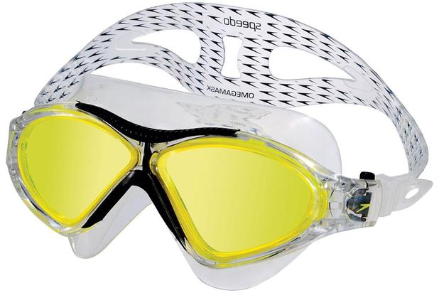 Óculos de Natação Omega Swim Mask Preto/Amarelo - Speedo Menor preço em Óculos de Natação Omega Swim Mask Preto/Amarelo - Speedo