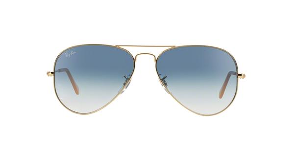Óculos de Sol Ray Ban Aviador Clássico RB3025L 0013F Ouro Lente Azul Degradê Tam 55 - Ray-ban é boa?
