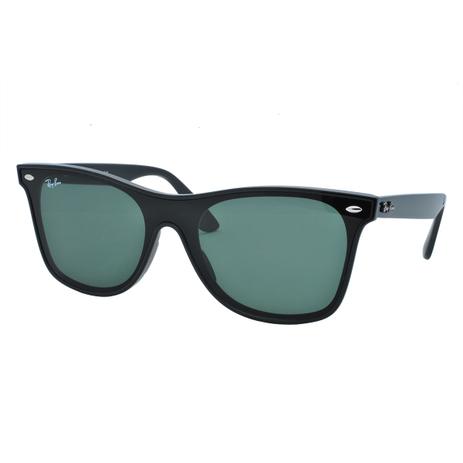 Óculos de Sol Ray Ban Blaze Clubmaster RB3576N 043/71/47 Preto/Dourado  Escovado | Menor preço com cupom