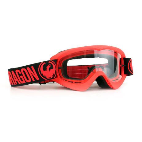 Óculos Motocross Dragon MDX Vermelho - Lente Transparente Menor preço em Óculos Motocross Dragon MDX Vermelho - Lente Transparente