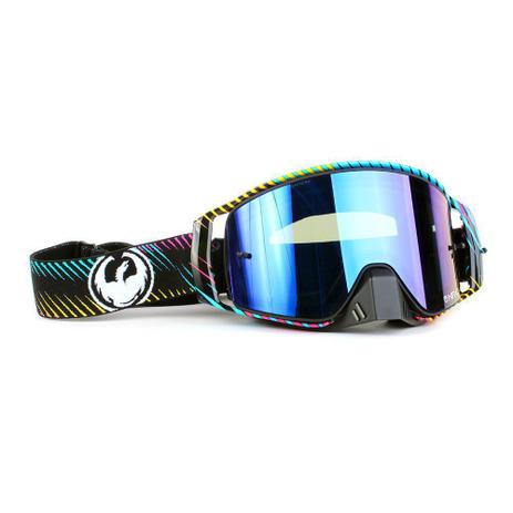 Óculos Motocross Dragon NFX2 Blur - Lente Azul Espelhada + Tear Off com 10 unidades Menor preço em Óculos Motocross Dragon NFX2 Blur - Lente Azul Espelhada + Tear Off com 10 unidades
