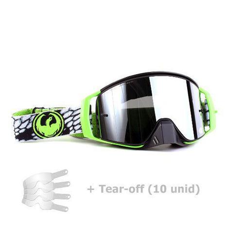 Óculos Motocross Dragon NFX2 Nate Adams Rider - Lente Prata Espelhada + Tear Off com 10 unidades Menor preço em Óculos Motocross Dragon NFX2 Nate Adams Rider - Lente Prata Espelhada + Tear Off com 10 unidades