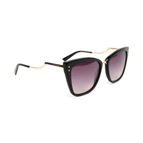 Óculos Solar Ana Hickmann Modelo AH9279 A01 Preto Haste Metal Dourado L Cinza Medidas 56-18-140 Menor preço em Óculos Solar Ana Hickmann Modelo AH9279 A01 Preto Haste Metal Dourado L Cinza Medidas 56-18-140
