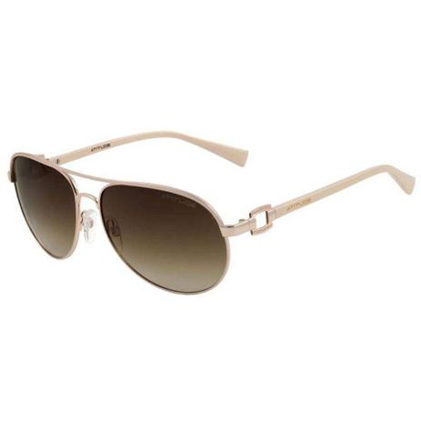 Óculos Solar Feminino Atitude Modelo AT3159 04B Dourado Metal Lente Marrom Medidas 61-15-140 Menor preço em Óculos Solar Feminino Atitude Modelo AT3159 04B Dourado Metal Lente Marrom Medidas 61-15-140