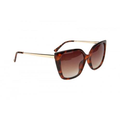 Óculos Solar Feminino Atitude Modelo AT5406 G21 Tartaruga Haste Dourado Metal Medidas 57-16-147 Menor preço em Óculos Solar Feminino Atitude Modelo AT5406 G21 Tartaruga Haste Dourado Metal Medidas 57-16-147