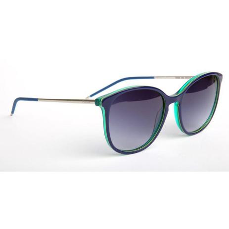 Óculos Solar Hickmann Eyewear Modelo HI9028 H02 Azul Verde Medidas 55-19-150 Menor preço em Óculos Solar Hickmann Eyewear Modelo HI9028 H02 Azul Verde Medidas 55-19-150