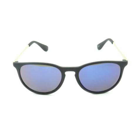 Menor preço em Óculos Solar Prorider Preto Fosco e Dourado com Lente Espelhada Azul - 25236