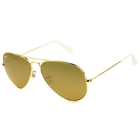 Óculos Solar Ray Ban Rb3025 Aviador 58 - Dourado - 001/3k Menor preço em Óculos Solar Ray Ban Rb3025 Aviador 58 - Dourado - 001/3k