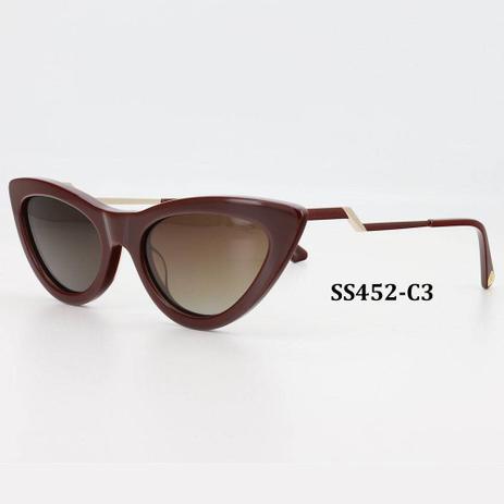 Óculos Solar Sabrina Sato Modelo SS452 C3 Vermelho Acetato L Polarizado Medida 56-20-145 é boa?