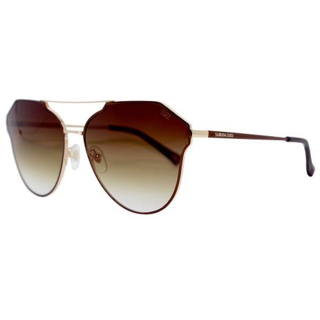 Óculos Solar Sabrina Sato Modelo SS6001 C3 Marrom Acetato L Polarizado Tamanho 63-16-142 Menor preço em Óculos Solar Sabrina Sato Modelo SS6001 C3 Marrom Acetato L Polarizado Tamanho 63-16-142