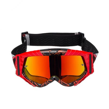 Óculos Texx Raider MX Vermelho/Preto Lente Iridium Menor preço em Óculos Texx Raider MX Vermelho/Preto Lente Iridium