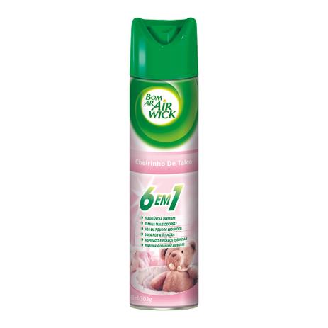 Odorizador Aerossol Bom Ar Air Wick Cheirinho de Talco 360ml é boa?