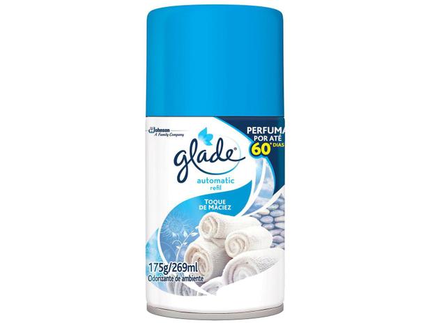 Odorizador de Ambiente Spray Glade Automatic - Toque de Maciez Refil 269ml Menor preço em Odorizador de Ambiente Spray Glade Automatic - Toque de Maciez Refil 269ml