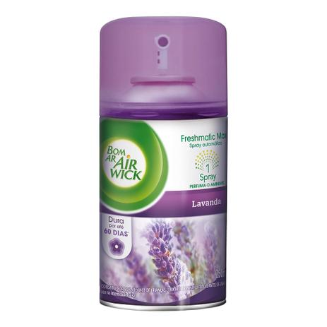 Odorizador Freshmatic Refil Lavanda - Bom ar Menor preço em Odorizador Freshmatic Refil Lavanda - Bom ar