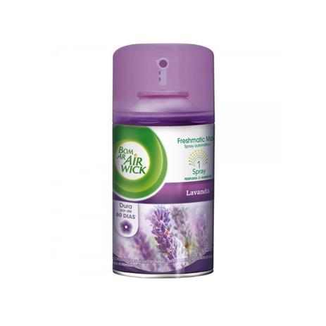 Odorizador Refil Bom Ar Air Wick Freshmatic Lavanda 250ml Menor preço em Odorizador Refil Bom Ar Air Wick Freshmatic Lavanda 250ml