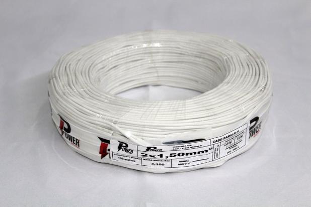 OFERTA Fio cabo flexivel - 4mm Branco- 100 Mts - Power Menor preço em OFERTA Fio cabo flexivel - 4mm Branco- 100 Mts - Power