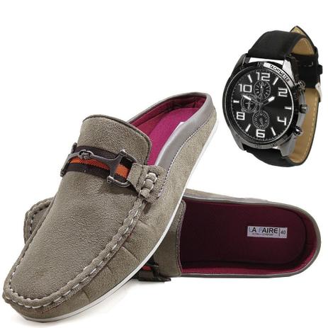 mocassim masculino mule