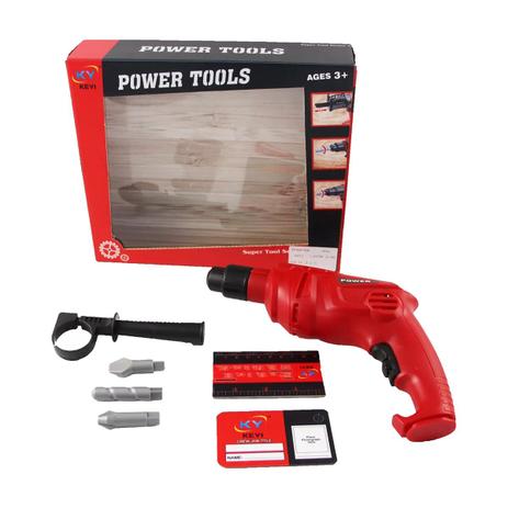 Oficina Criativa Kit Furadeira Vermelha E Preta BR798 MultiKids Menor preço em Oficina Criativa Kit Furadeira Vermelha E Preta BR798 MultiKids