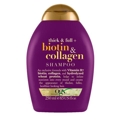 OGX Biotin Collagen - Shampoo Volumizador Menor preço em OGX Biotin Collagen - Shampoo Volumizador