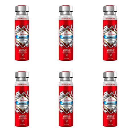 Old Spice Matador Desodorante Aerosol 150ml (Kit C/06) Menor preço em Old Spice Matador Desodorante Aerosol 150ml (Kit C/06)