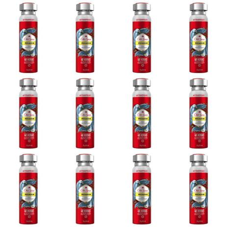 Old Spice Pegador Desodorante Aerosol Antitranspirante 150ml (Kit C/12) Menor preço em Old Spice Pegador Desodorante Aerosol Antitranspirante 150ml (Kit C/12)