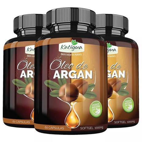 Óleo de Argan - 3x 60 cápsulas - Katigua é boa?